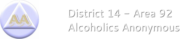 District 14 Alcoholics Anonymous &nbsp; &nbsp;&nbsp;
